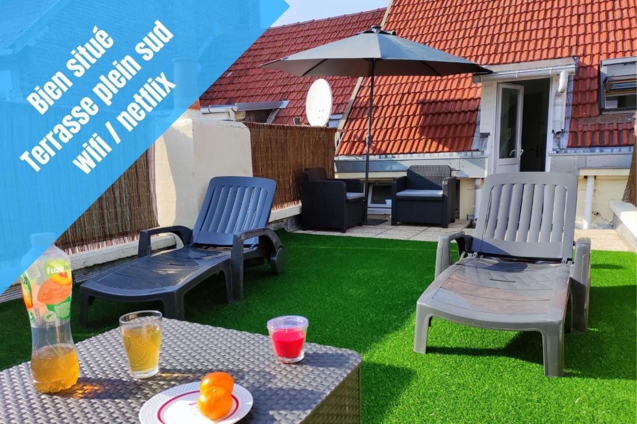 Апартаменты Joli Petit T2 Terrasse Proche Du Phare Кале Экстерьер фото
